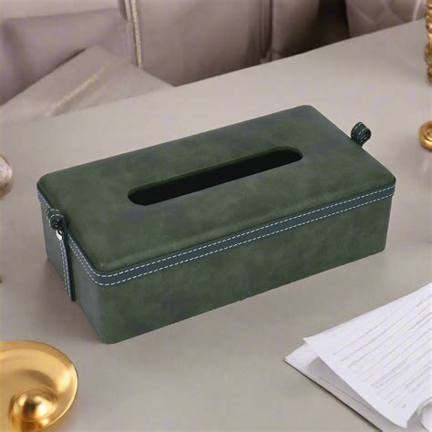 Rectangle Tissue Box | Dark Olive | Doté – ICHKAN by Day To Day