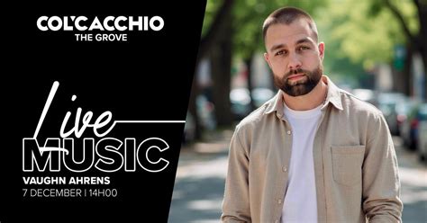 VAUGHN AHRENS Live at ColCacchio The Grove, Windhoek, Shop 426, The ...