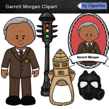 Garrett Morgan Clipart by Clipartino | Teachers Pay Teachers