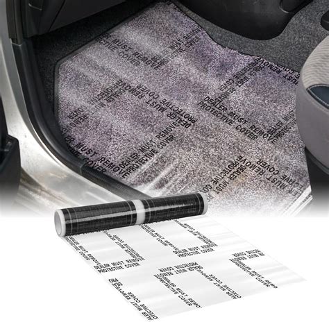 Ireer 24" x 300' Car Care Products Auto Adhesive Plastic Floor Mat Car ...