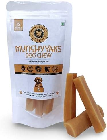 Buy Furfeast MunchyYaks Dog Chew Small Bars 100g 100% Natural Himalayan ...