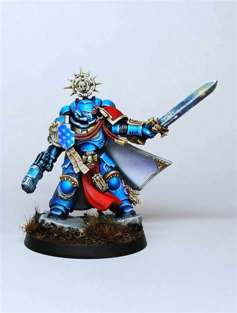 Just finished this Ultramarines Captain! A little rougher than usual but I'm happy with how he ...