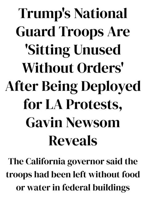Trump has left national guard troops, sitting, unused in federal ...