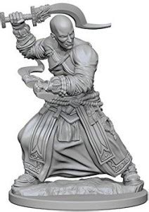 NECA Pathfinder Deep Cuts Unpainted MiniaturesHuman Male Monk ...