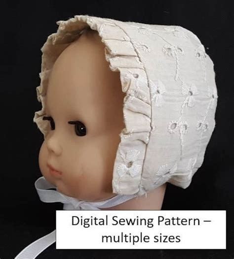 Image result for Free Bonnet Sewing Pattern