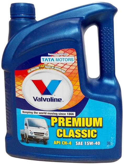 Valvoline Premium Classic 15W-40 CH4 Diesel Engine Oil (3 L) : Amazon ...