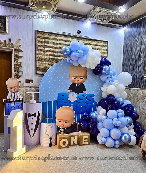 Boss Baby 1st Birthday Decoration