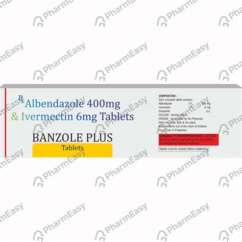 Buy Banzole Plus Strip Of 1 Tablet Online at Flat 15% OFF | PharmEasy