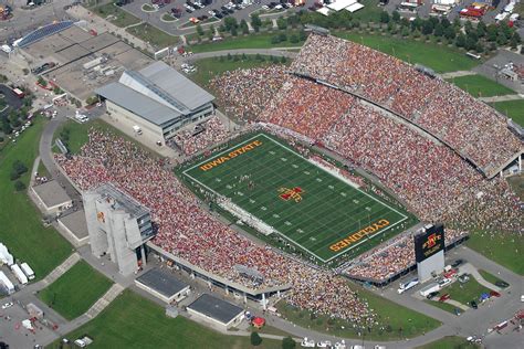 Iowa State University - Jack Trice Stadium | Iowa state cyclones football, Iowa state, Stadium ...