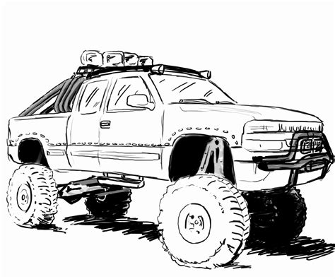 Truck Coloring Pages Free Printable
