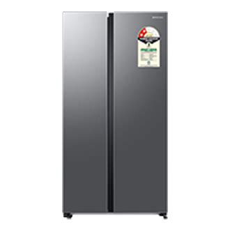 Buy 653 L Side by Side Refrigerator RS76CG80X0S9 | Samsung India