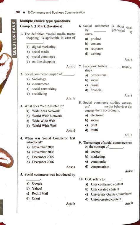 New trend in E-commerce MCQs - E-commerce & Business Communication ...