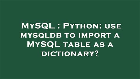 Image result for Table MySQL-python