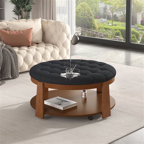 Extra Large Round Ottoman Coffee Table