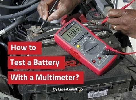 Image result for How to Check Batteries Using Multimeter