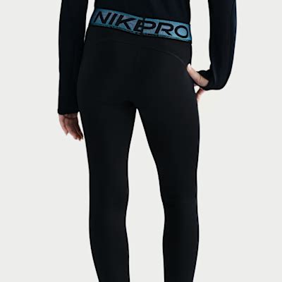 Nike Pro Older Kids' (Girls') Dri-FIT Leggings with Shine Accents. Nike IN