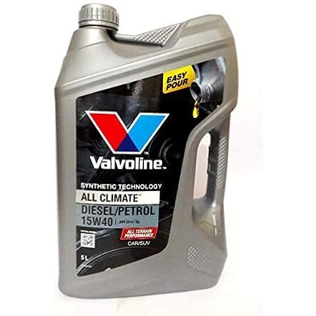 Valvoline All Climate 15W-40 Engine Oil for Diesel, Petrol Engines (5 L ...