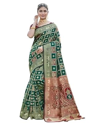 Buy Priyashi Women Banarasi Saree Pure Kanjivaram Silk Saree Design ...