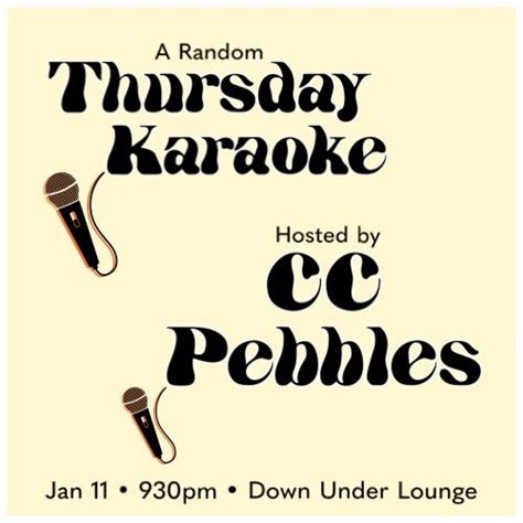 A Random Thursday Karaoke w/ CC, The Down Under Lounge, Omaha, 11 ...