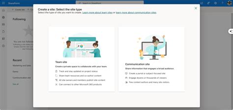 Image result for SharePoint Site Types