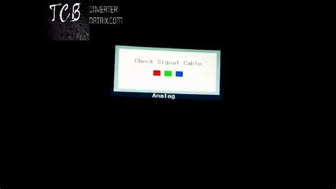 Image result for Check Signal Cable Message