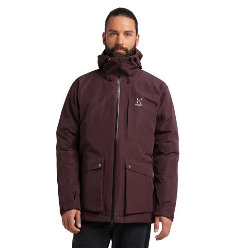 Älv 3-in-1 Down GTX Jacket Men | Burgundy Brown | Outlet Herre | Outlet ...