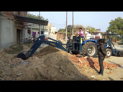 Tractor Backhoe Loader - Mild Steel Tractor Backhoe Loader Trader ...