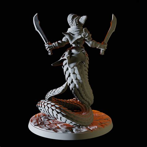Yuan-ti Abomination Miniature C for D&D, Dungeons and Dragons ...