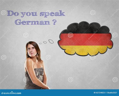 Do you speak German stock image. Image of young, people - 62724823