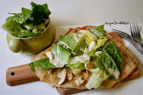 Anyonita Nibbles | Gluten-Free Recipes : Chicken Caesar Salad Pizza