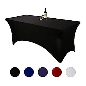 Buy Waysle 4ft. Rectangular Stretch Tablecloths, Fitted Spandex ...