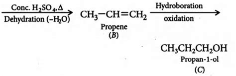 Compounds A and C in the following reaction are CH3CHO xrightarrow[(ii ...