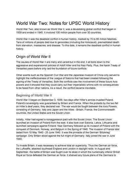 World-War-Two - ;) hope it helps - World War Two: Notes for UPSC World ...