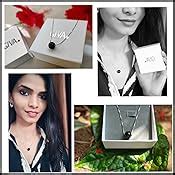 Buy GIVA 925 Sterling Silver Original Freshwater Black Pearl Moon ...