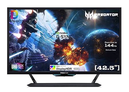 acer Predator Cg437K 42.5 Inch (107.95 Cm) LCD 4K Uhd 3840 X 2160 ...