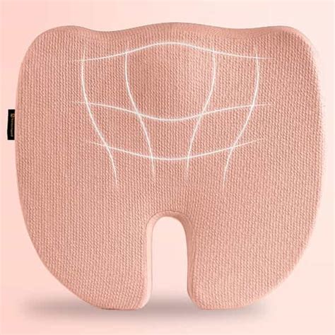 Buy BETTERHOOD PEACH MEMORY FOAM ERGONOMIC COCCYX SEAT CUSHION FOR ...