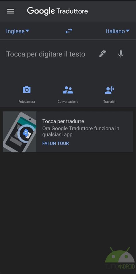 Google Traduttore 6.10 abbraccia un tema scuro riveduto