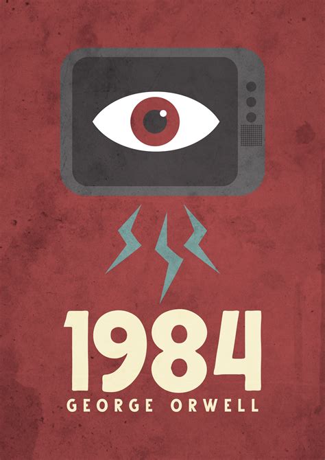 1984 Orwell Art, George Orwell 1984, Book Cover Design, Book Design ...