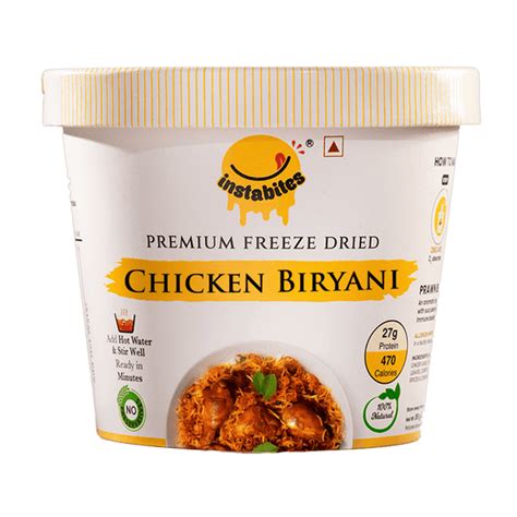 Instabites | Ready-to-Eat Chicken Biryani | Comfort Meals Online