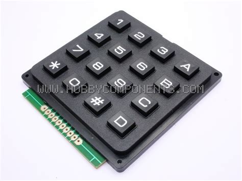 Image result for 4x4 Matrix Keypad