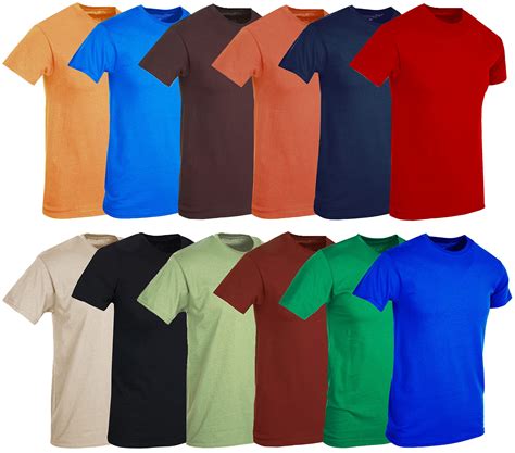 BILLIONHATS 12 Pack Men's Plus Size Cotton T-Shirts, Big & Tall ...