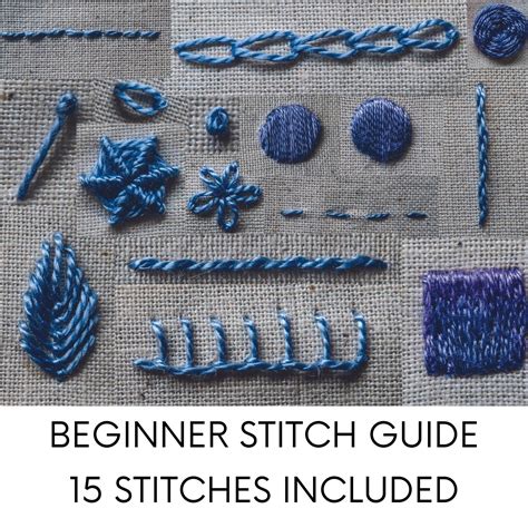 Embroidery Stitches Guide A Beginner's Guide To Cross Stitch