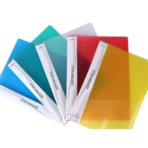 A4 Size Transparent Report File Folder | Plastic Clip | Pack of 10 ...