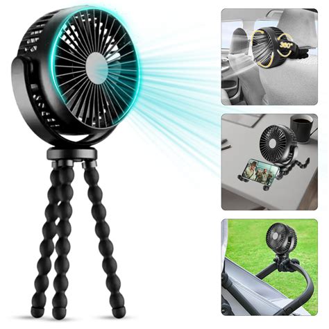 2-in-1 Rechargeable Portable Fan with 5200 mAh Power Bank – Sparky Sprout