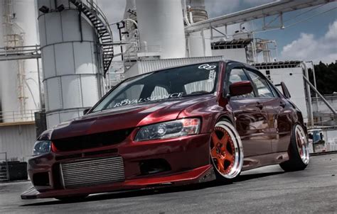 Download wallpaper Mitsubishi, Lancer, Stance, Evolution IX, Lancer ...