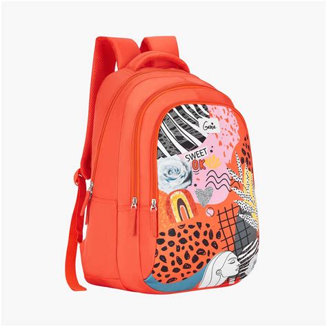Buy Genie Sweet 36L Orange Laptop Backpack Online