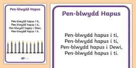 Birthday Song Lyrics German (teacher made) - Twinkl
