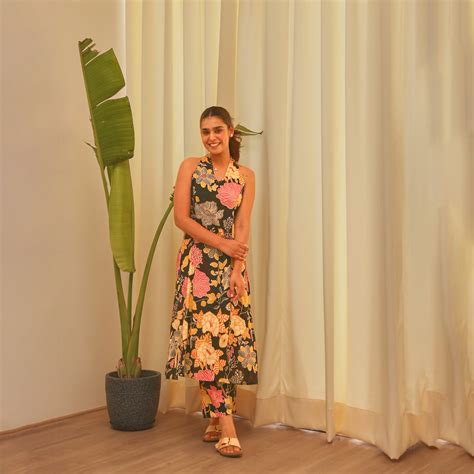 Black Floral Printed Modal Co-Ord Set – Ekohum