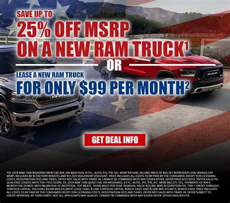 New Vehicle Specials - Turnersville Dodge Chrysler Jeep Ram