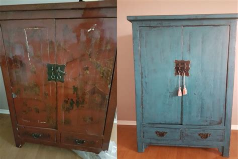 Armoire relookée - Vendue | Armoire, Relooker, Creations